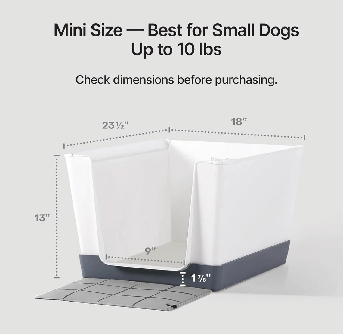 Doggy Bathroom - Dark Grey - photo 3