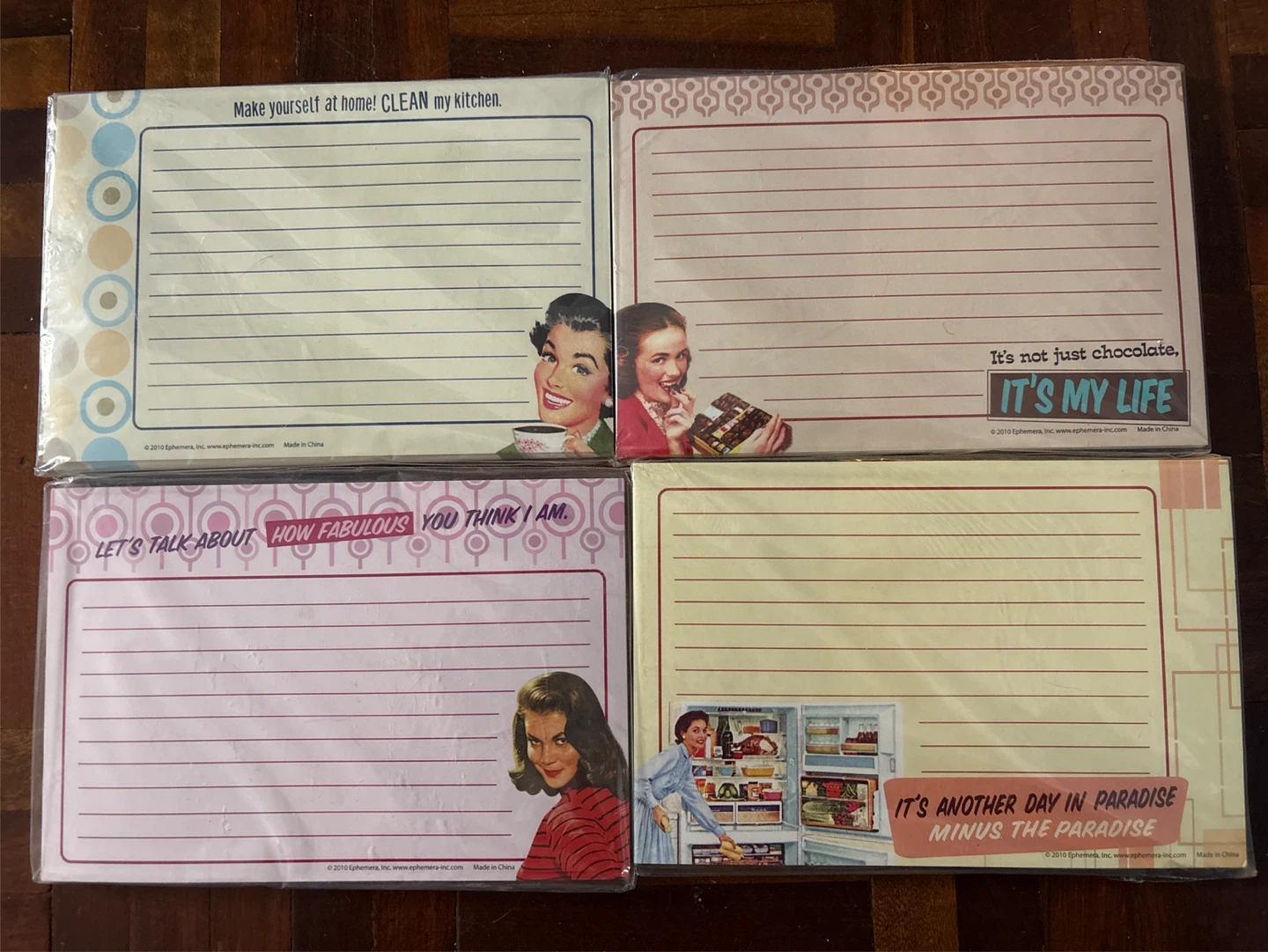 Ephemera Recipe Card Box with Retro Graphics - photo 3