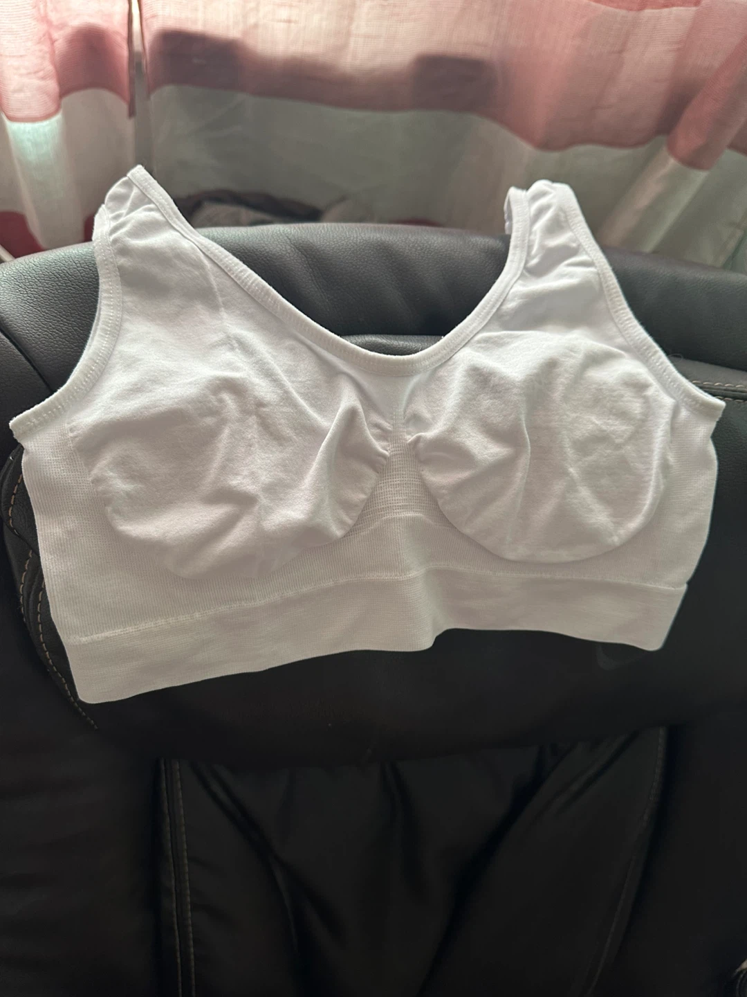 White Sports Bra