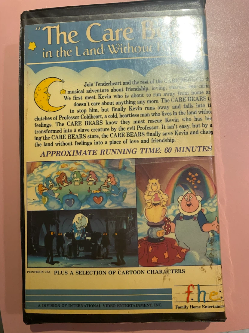 The Care Bears in the Land Without Feelings VHS - photo 2