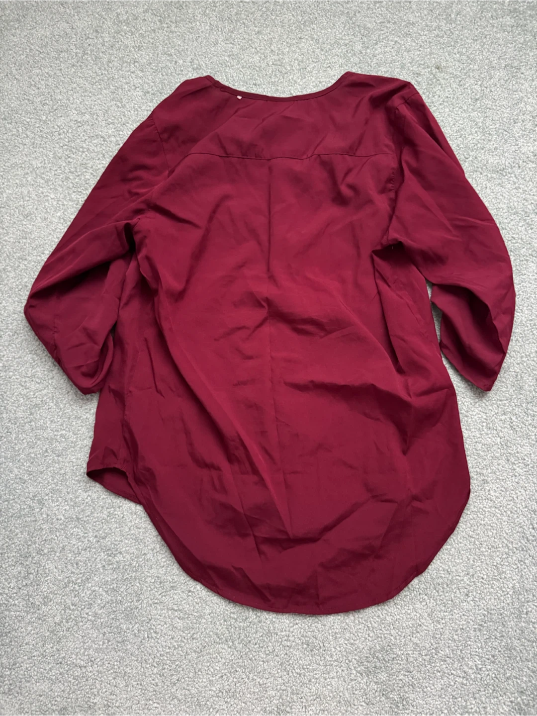 Twik Maroon Blouse - M - photo 2