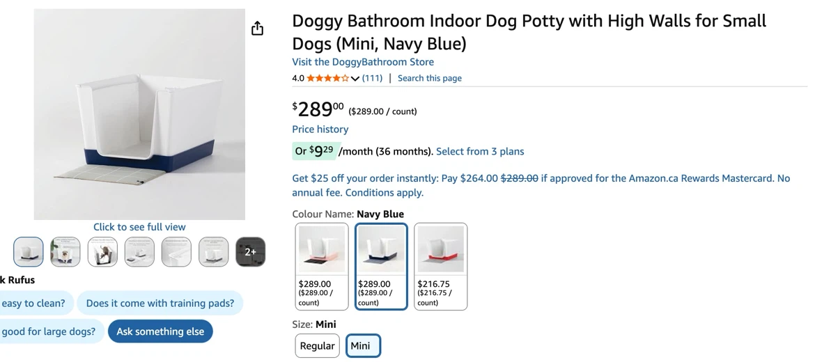 Doggy Bathroom - Dark Grey - photo 4