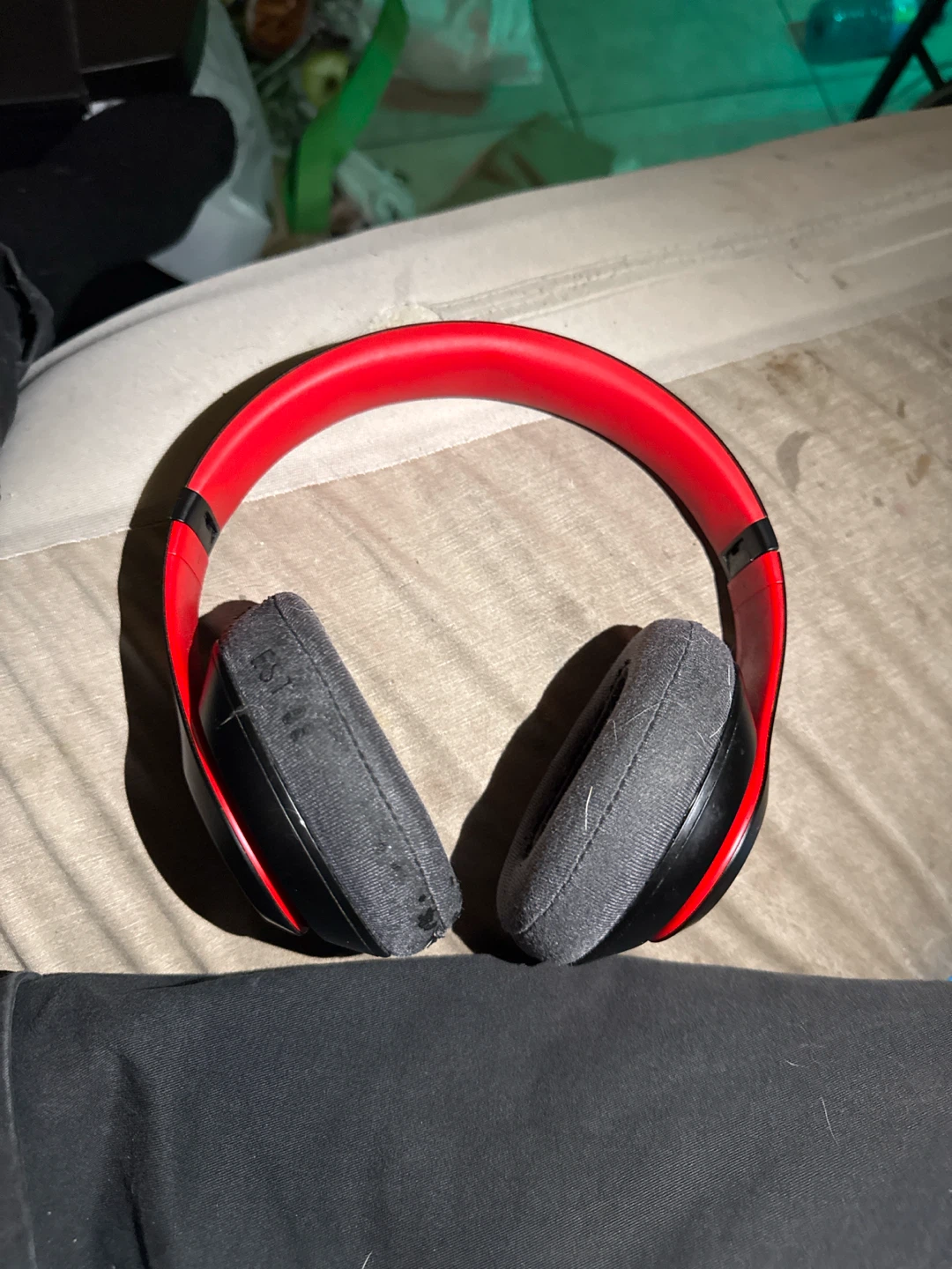 Beats Studio3 Red and Black Headphones