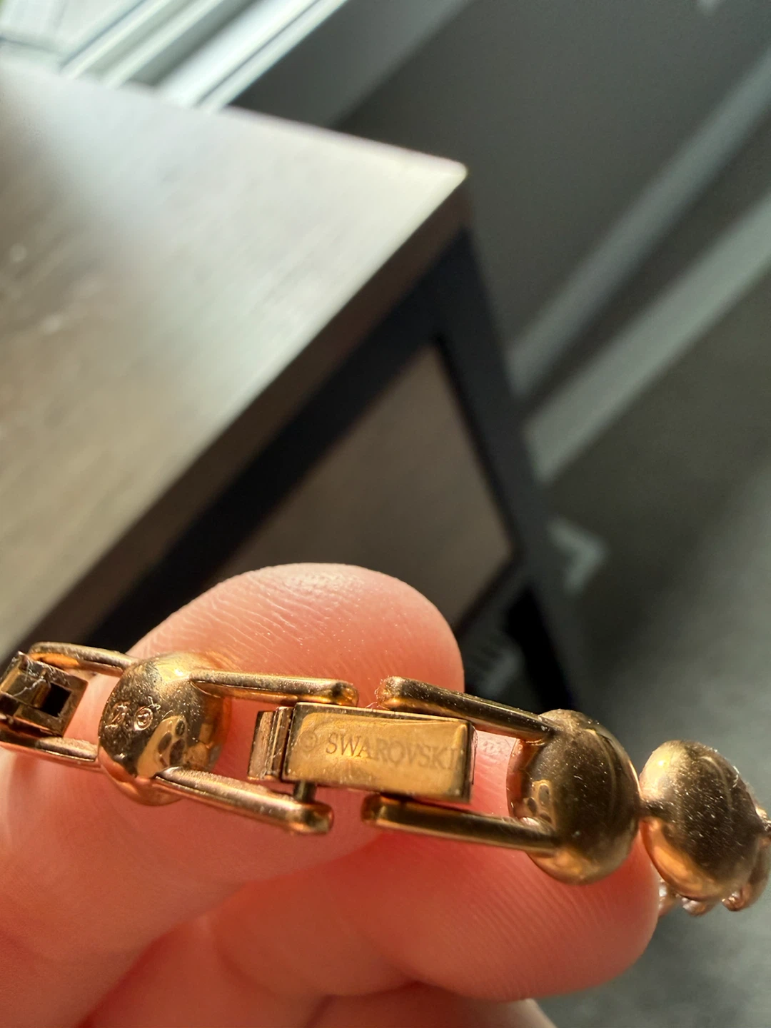 Swarovski Rose Gold Tennis Bracelet with Crystals - photo 2