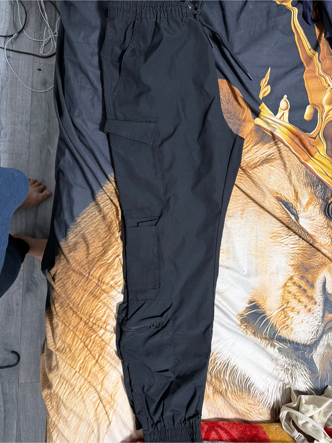 Black Cargo Pants