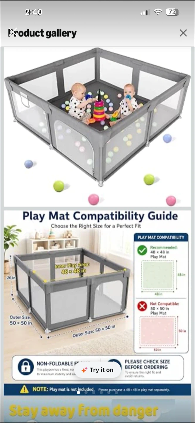 Palopalo Baby Playpen BJIB 50x50