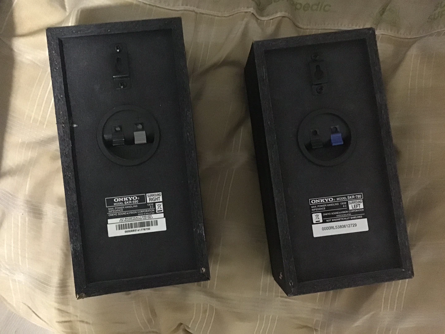 Onkyo SKR-780 SKR-590 Surround Speakers - photo 2