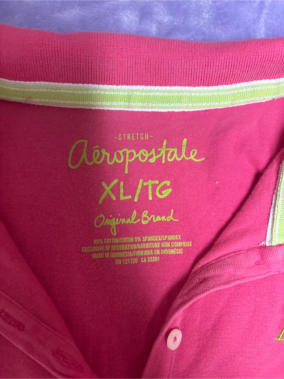 Aeropostale Pink Polo Shirt XL/TG - photo 2