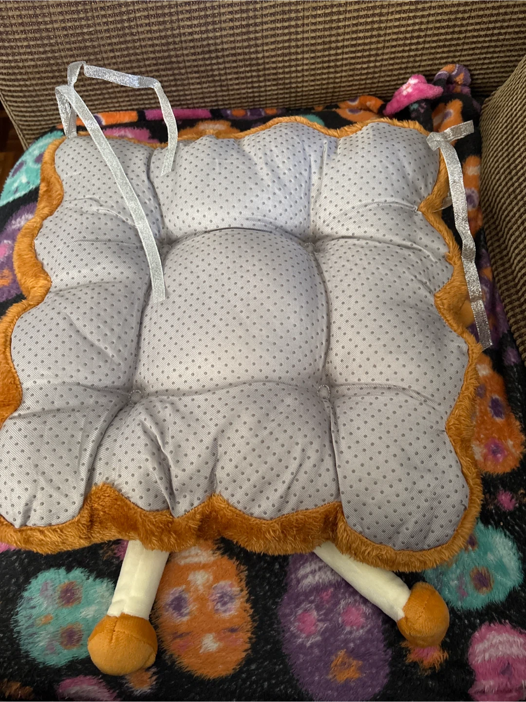 Plush Toast Pillow Chair Cushion - photo 2
