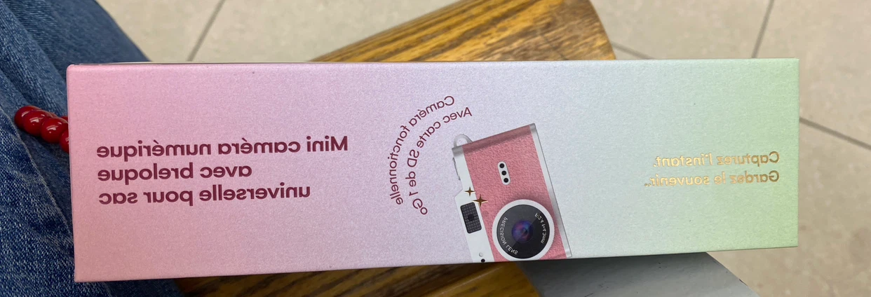Artikl Pink Mini Digital Camera with Universal Bag Charm - photo 2