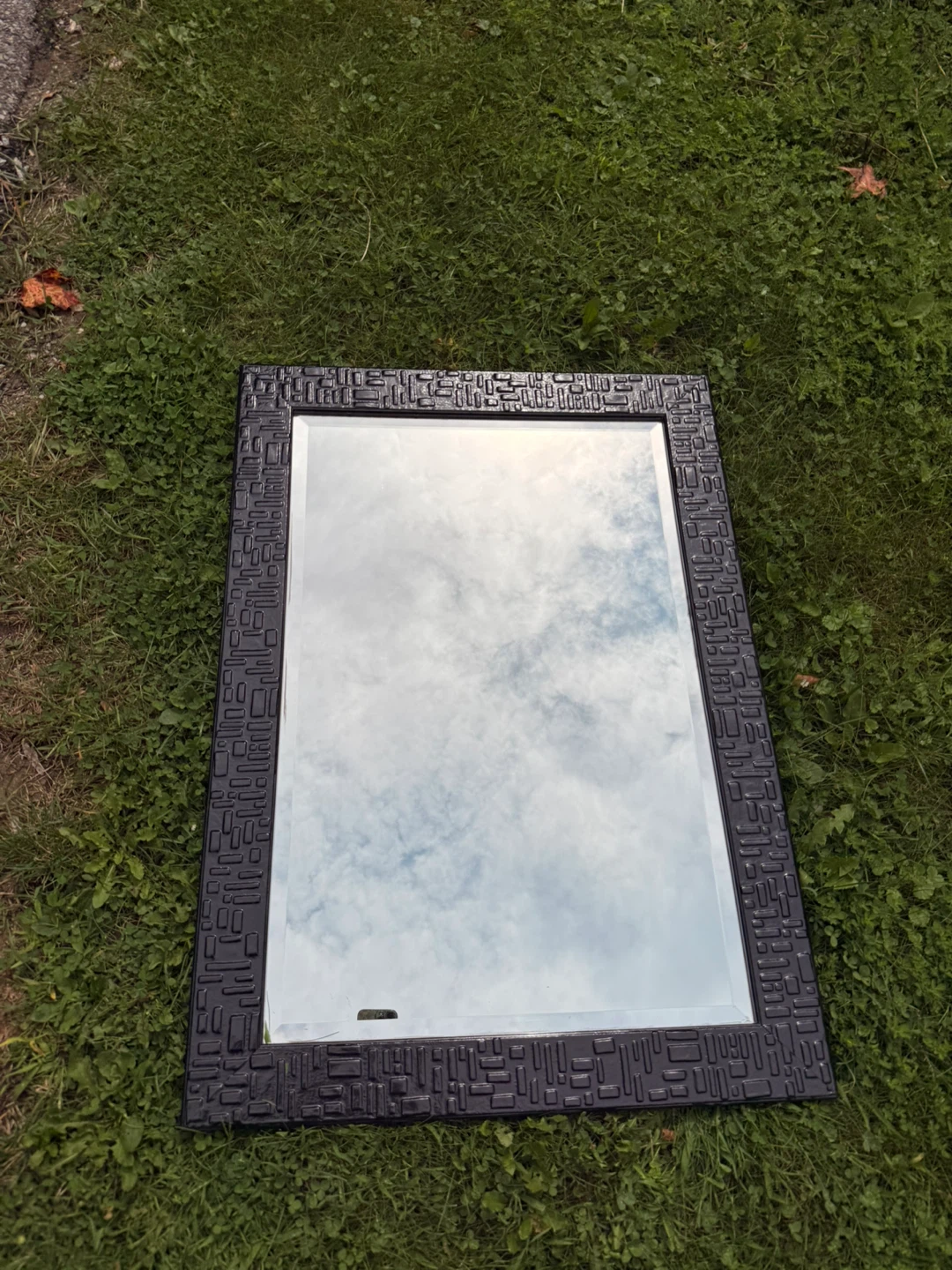 Decorative Black Framed Mirror