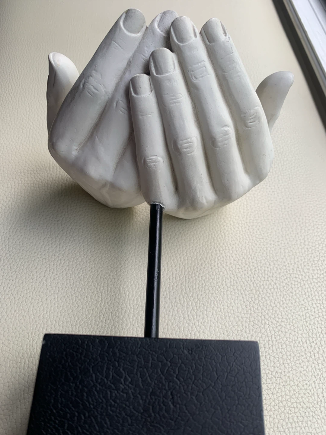 Hands Votive Holder Sculpture - photo 2