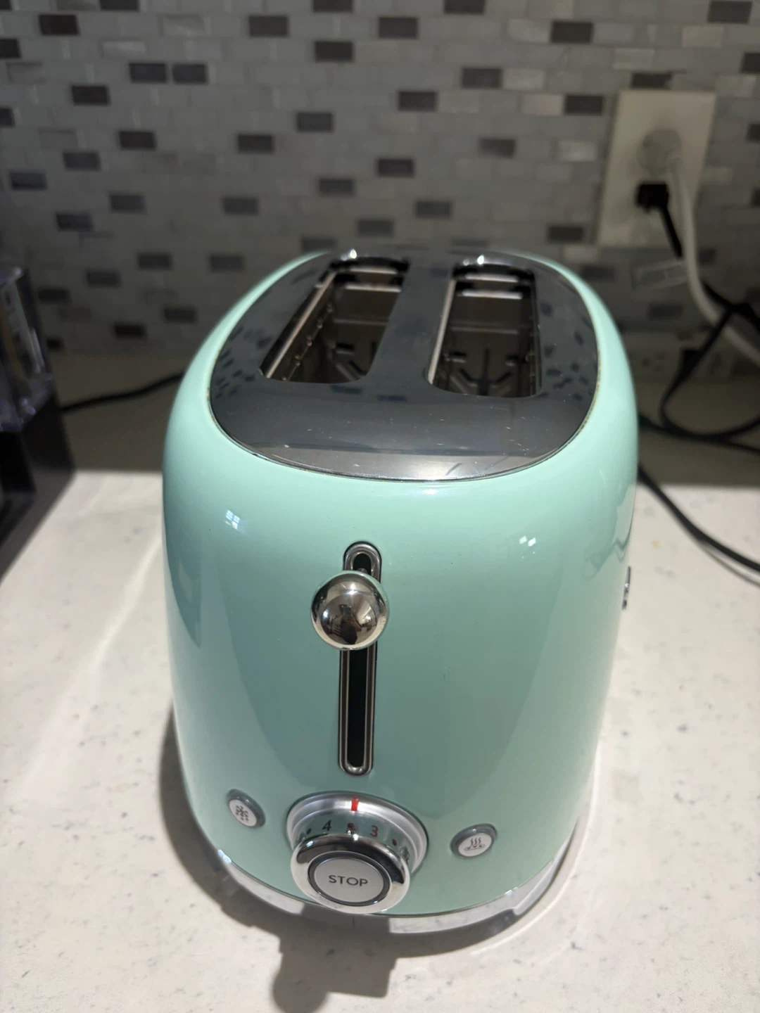 Smeg Pastel Green 2-Slice Toaster - photo 3