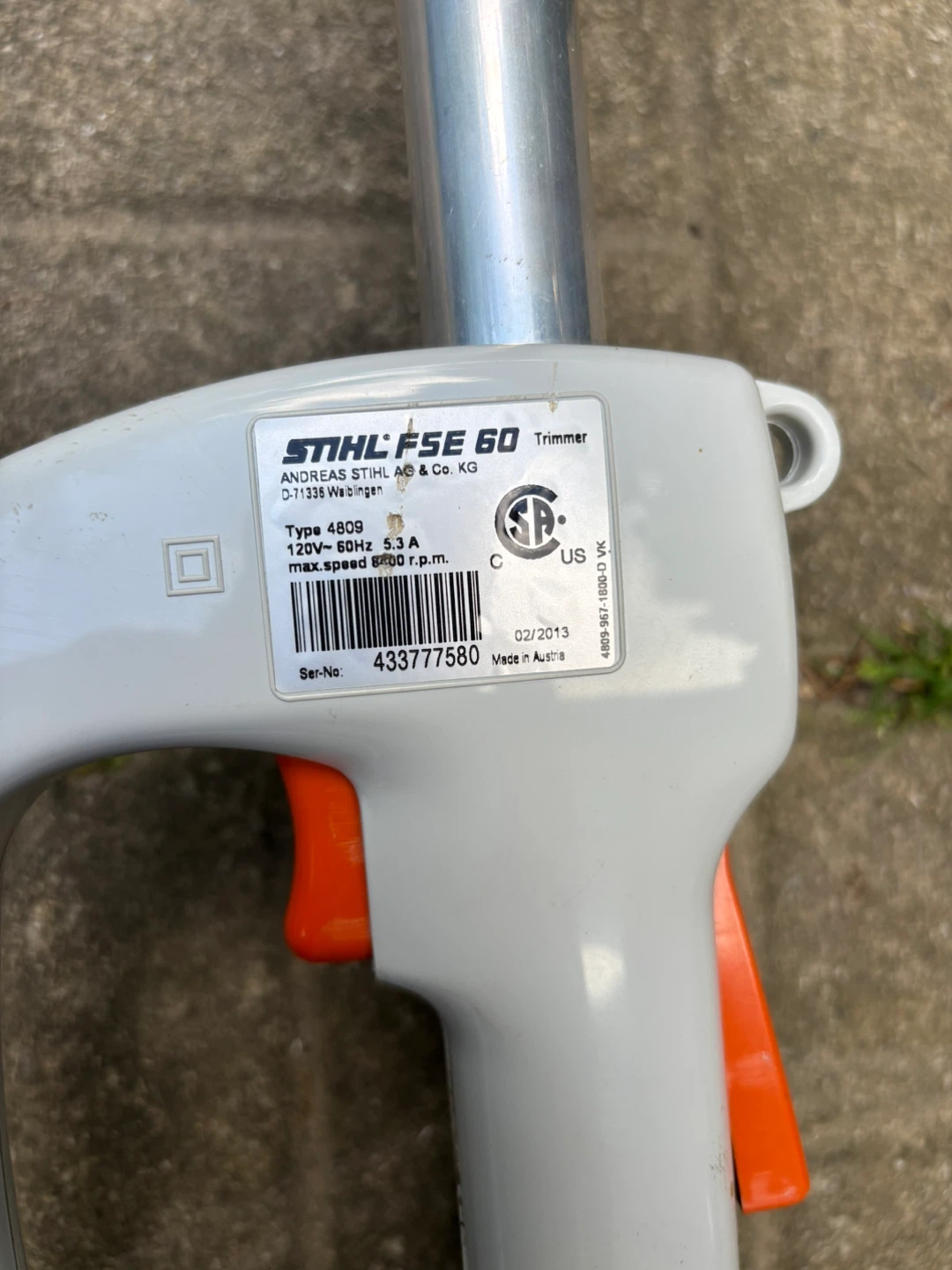 edger, trimmer stihl, electric cord - photo 3