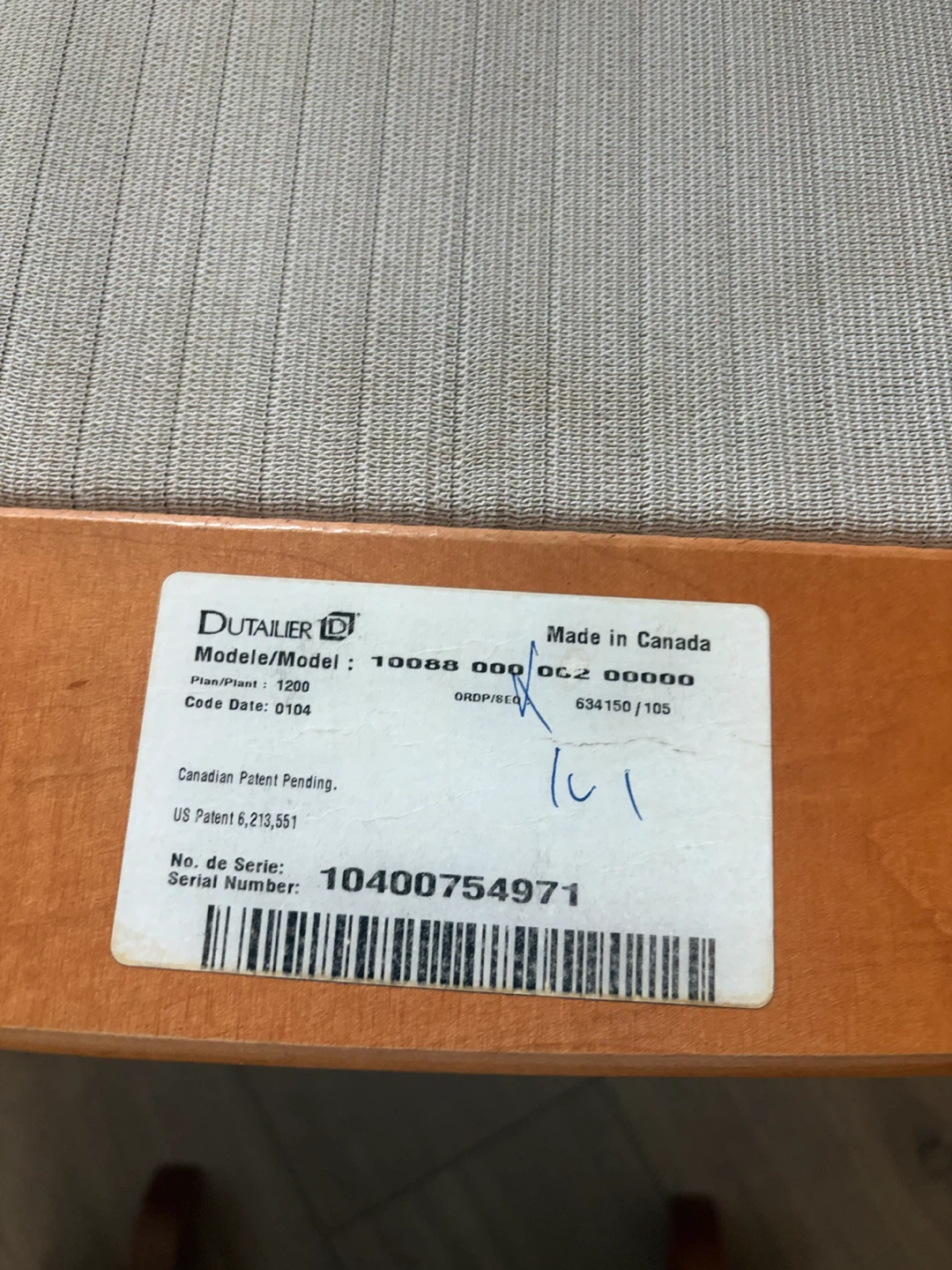 Dutailier Rocking Chair and Ottoman Set - photo 5