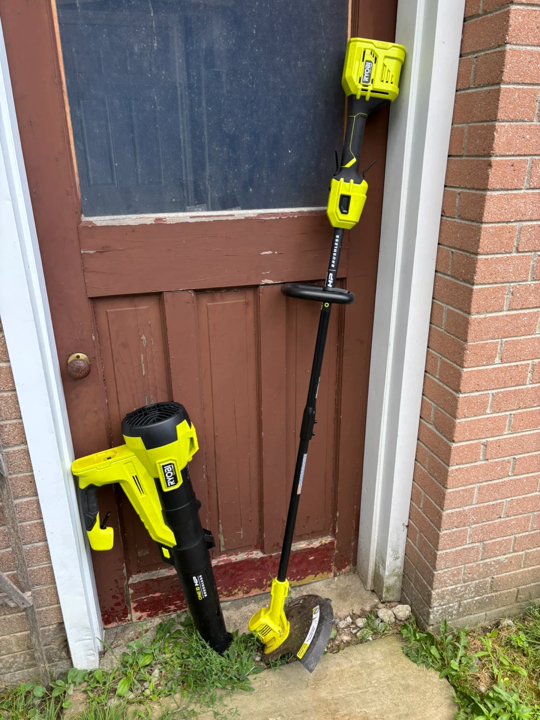 Ryobi Blower, Trimmer 18 v (tools only, no battery, no charger)