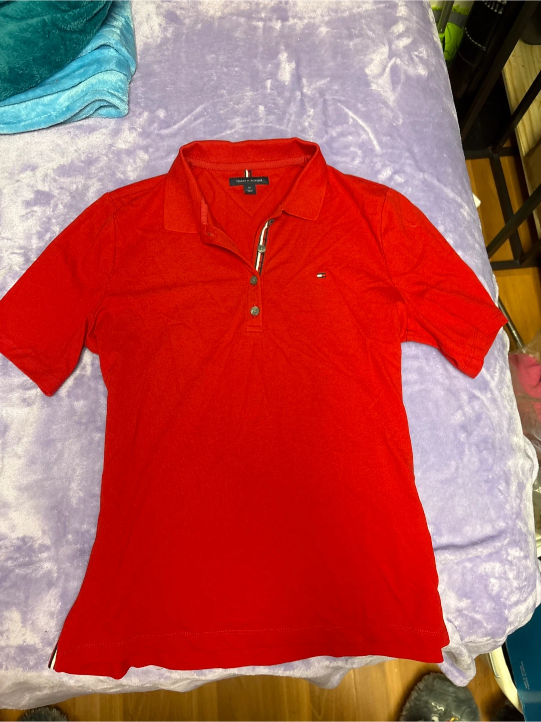 Tommy Hilfiger Red Polo Shirt