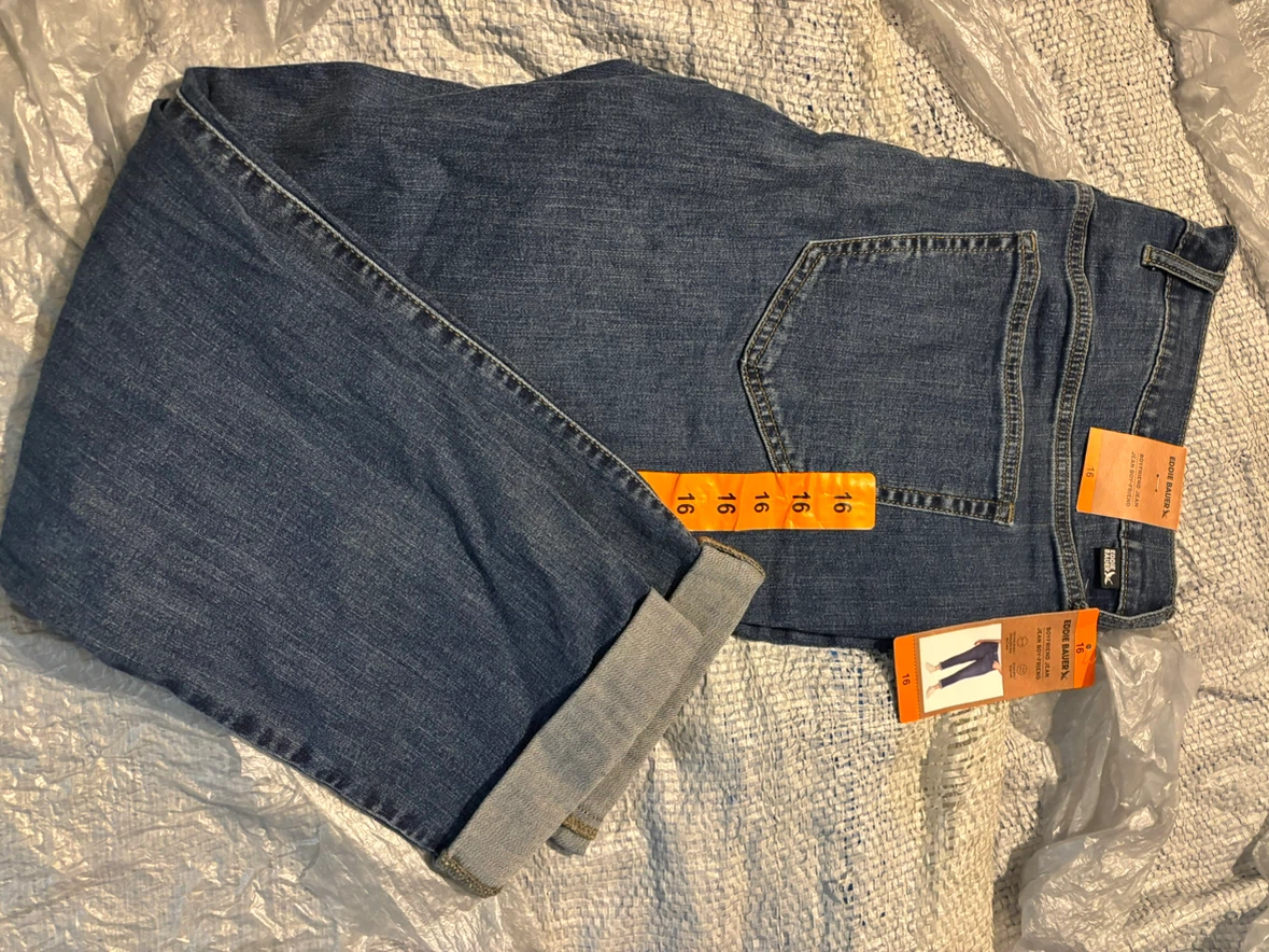 Eddie Bauer Boyfriend Jeans - Size 16
