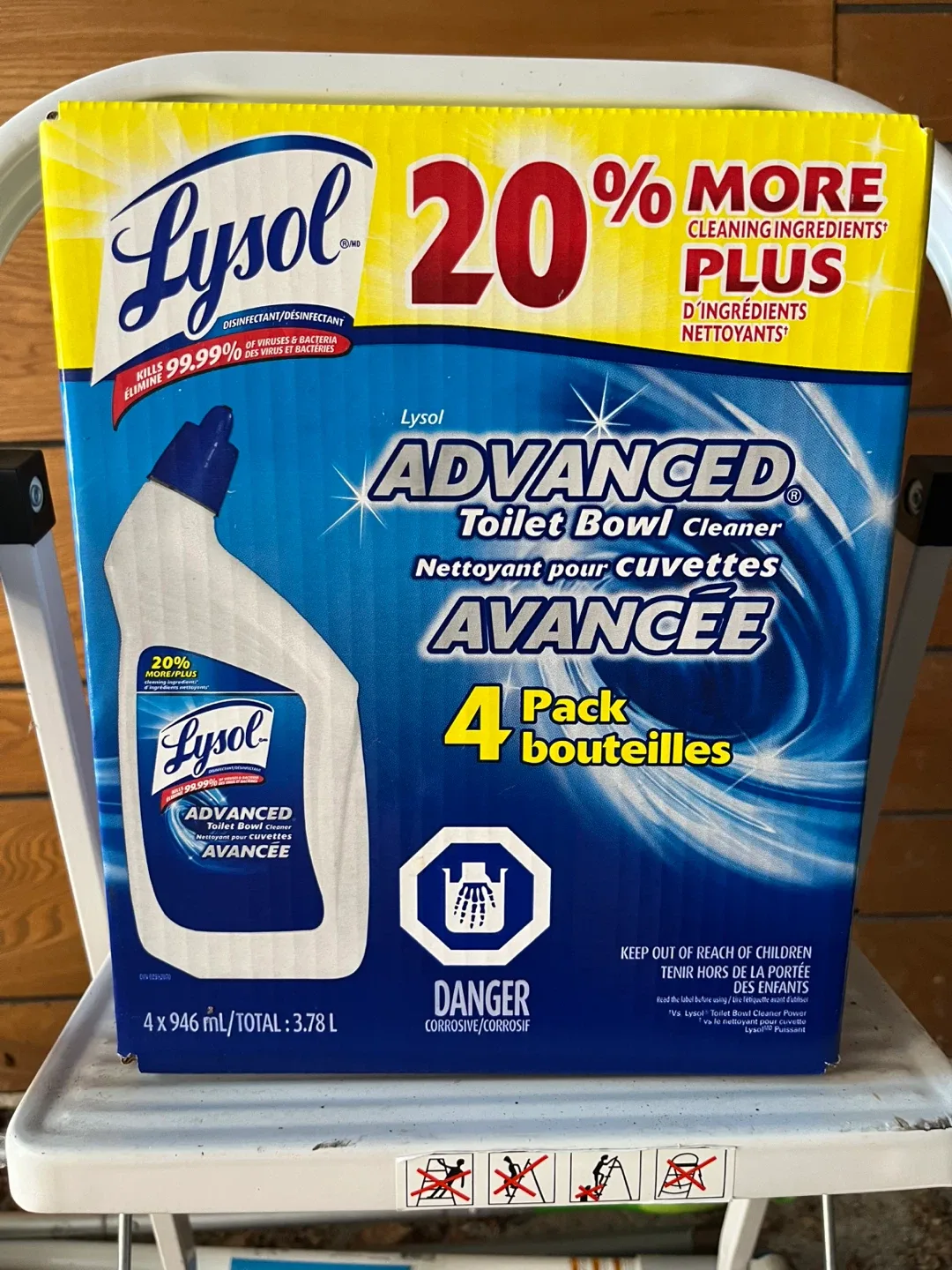 Lysol Advanced Toilet Cleaner 4 Pack