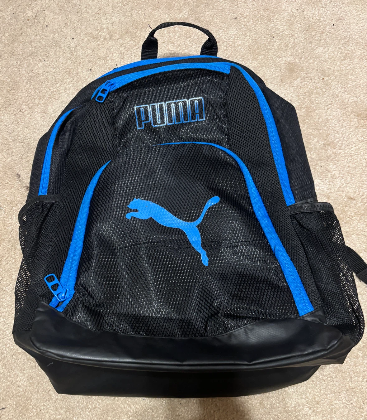 Beautiful Puma Backpack (Black Blue)