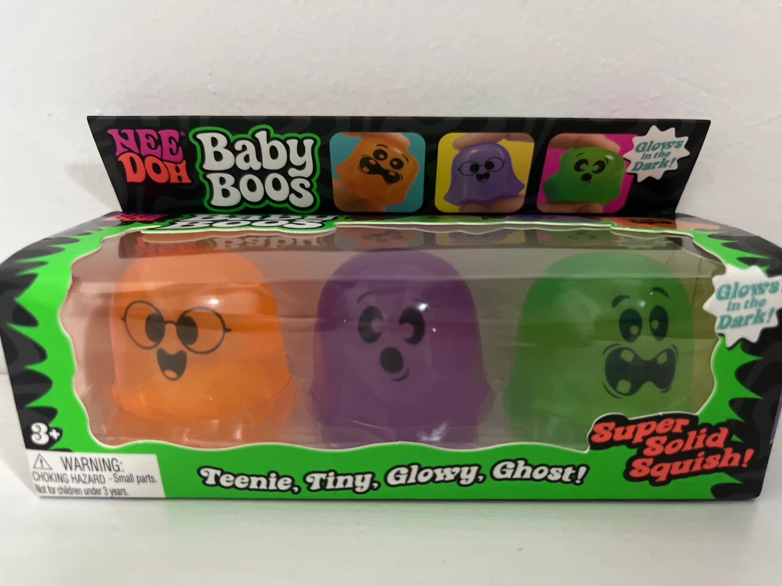 NeeDoh Baby Boos Glow in the Dark Squishy Toys