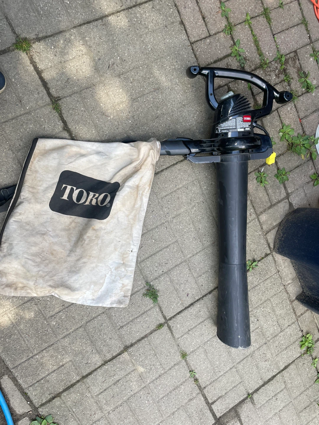 Toro electric leaf vacuum (Not blower)