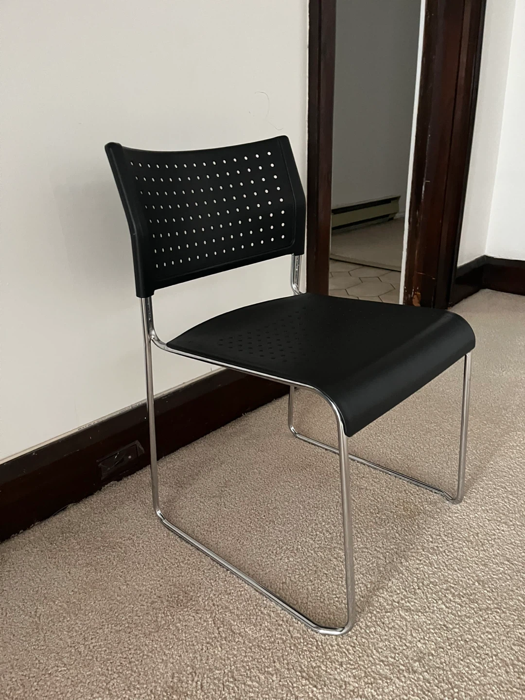 Black Stacking Chair