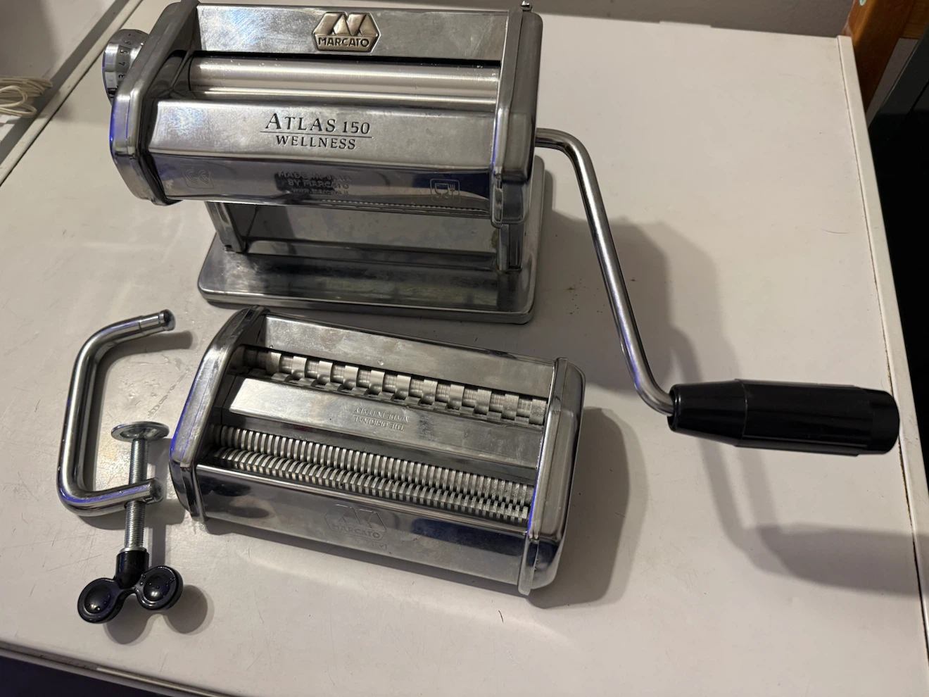 Italian made- Marcato Atlas 150 Wellness Pasta Machine