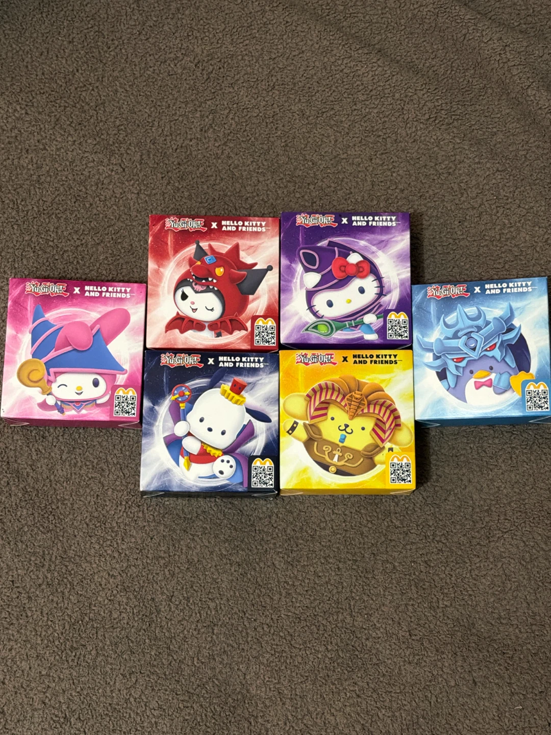 Yu-Gi-Oh! x Hello Kitty and Friends Mcdonald’s Collectible Boxes