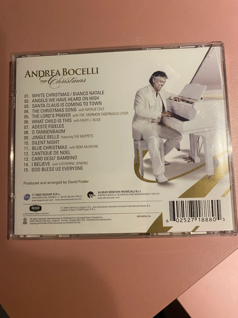 Andrea Bocelli My Christmas CD - photo 2