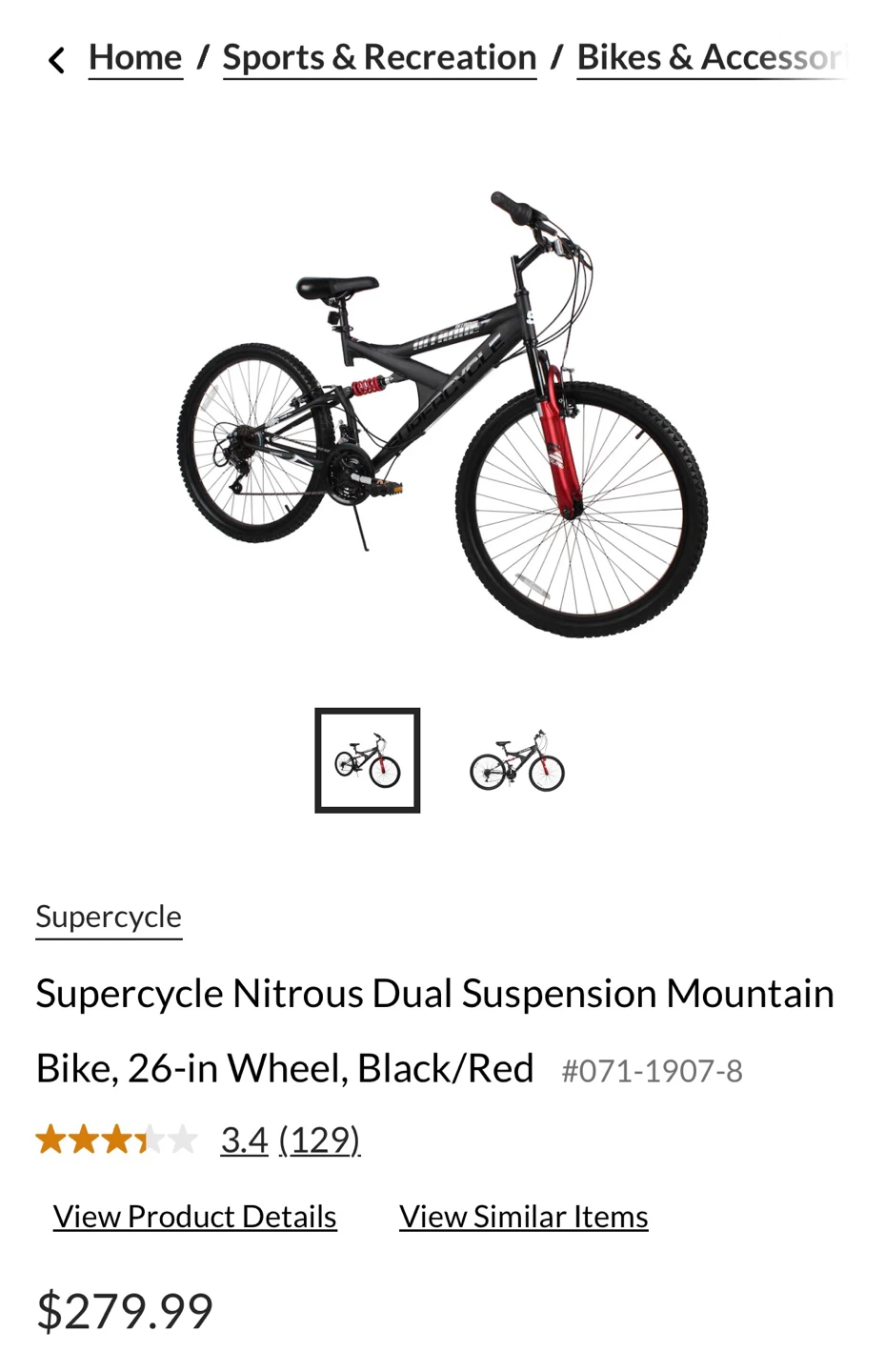 Supercycle Nitrous Dual Suspension Mountain Bike - photo 2