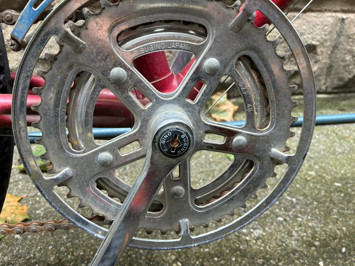 Vintage Columbus Steel Bike sugino gears Bullmoose Bars - photo 2