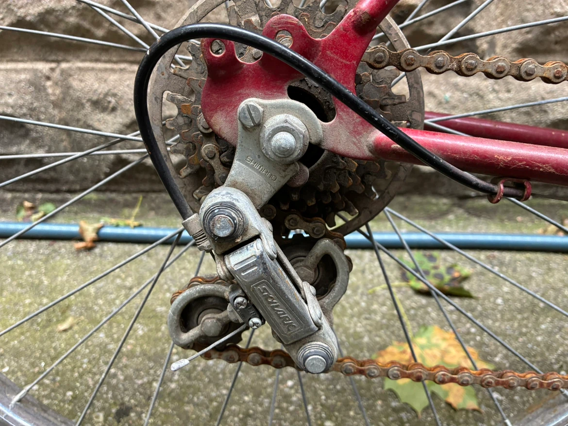 Vintage Columbus Steel Bike sugino gears Bullmoose Bars - photo 3