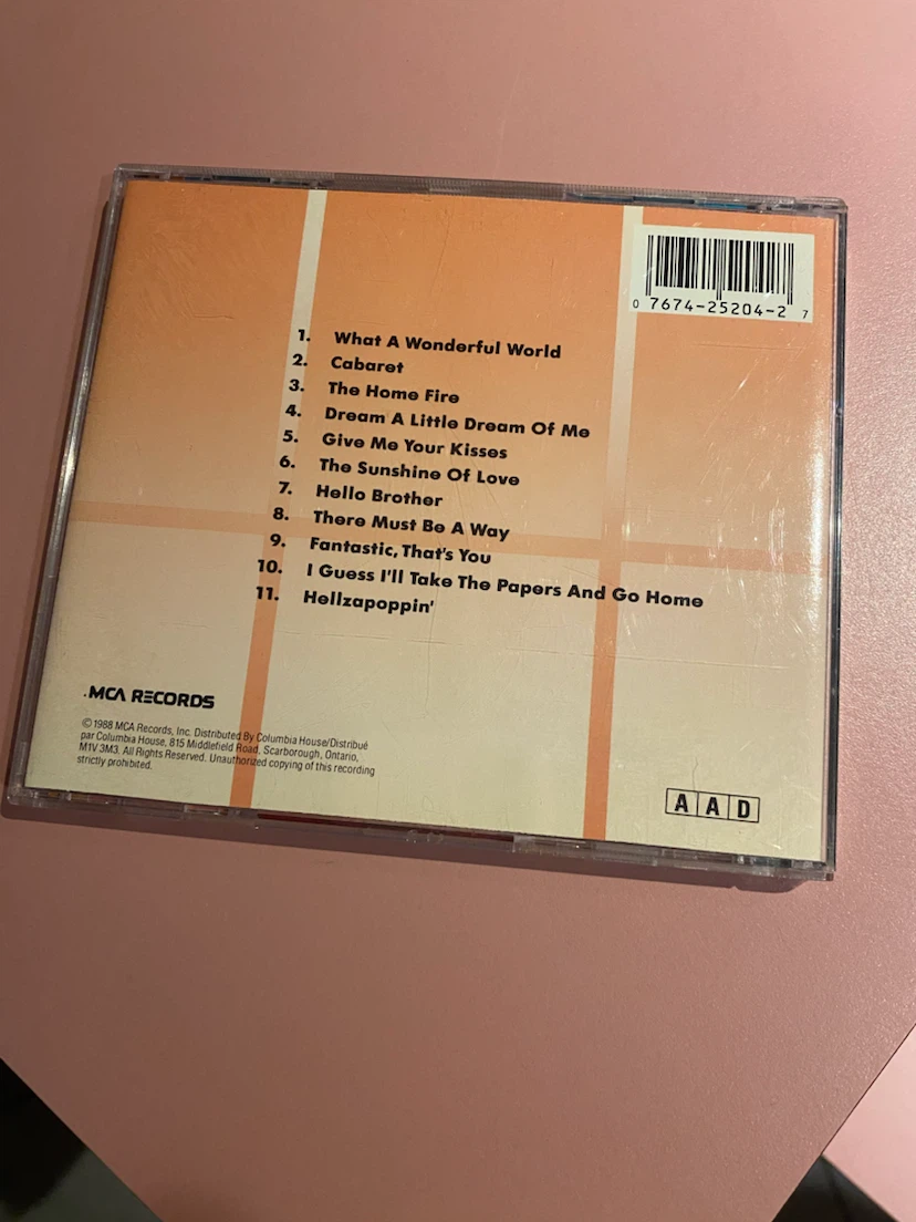 Louis Armstrong What A Wonderful World CD - photo 2