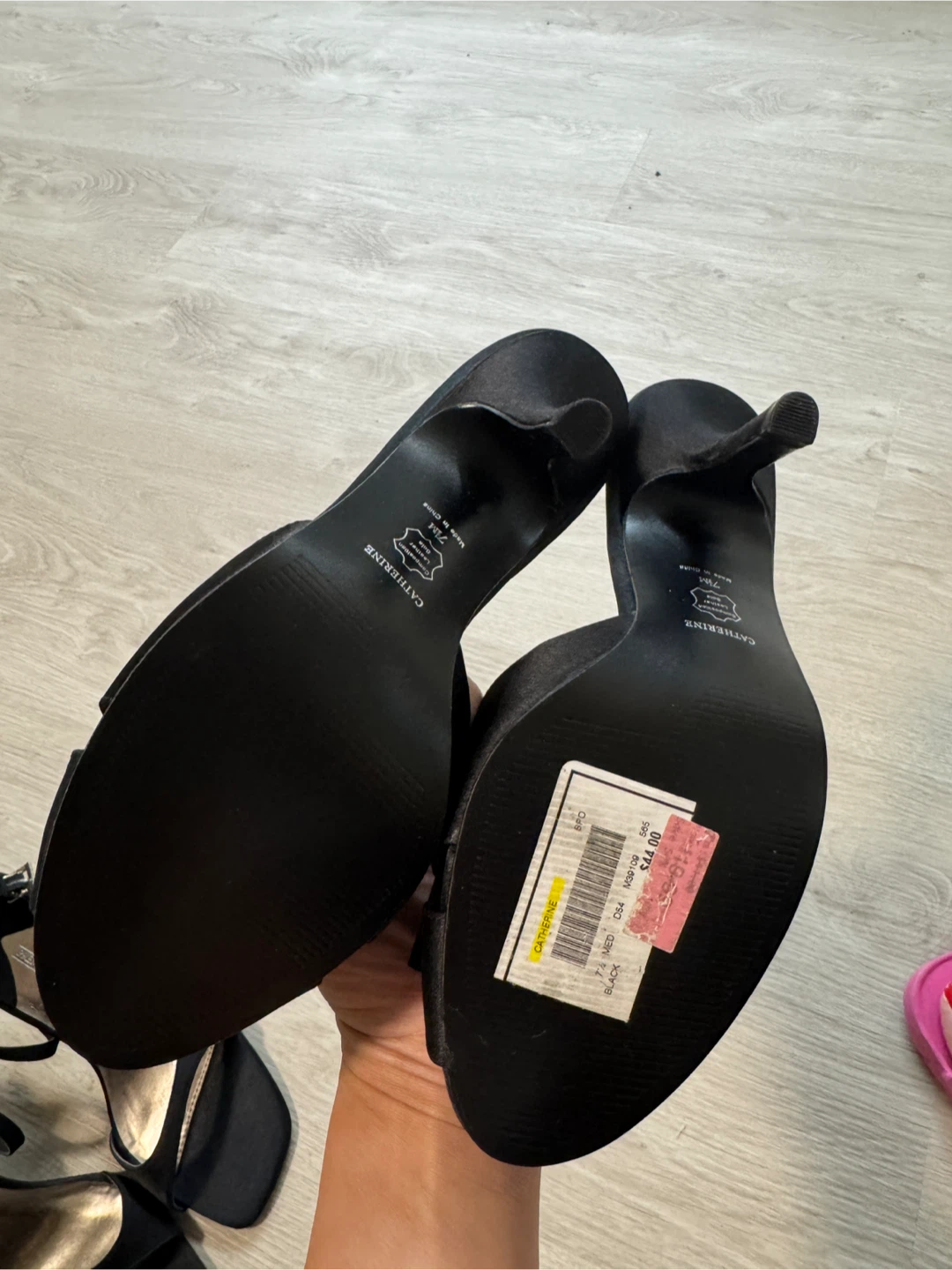 Set of 2 New black heels- size 7.5 - photo 3