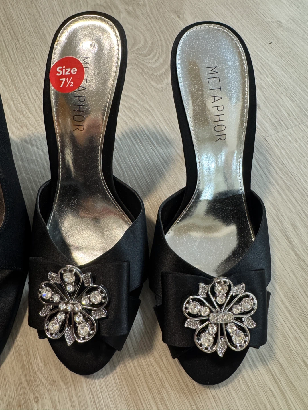 Set of 2 New black heels- size 7.5 - photo 4