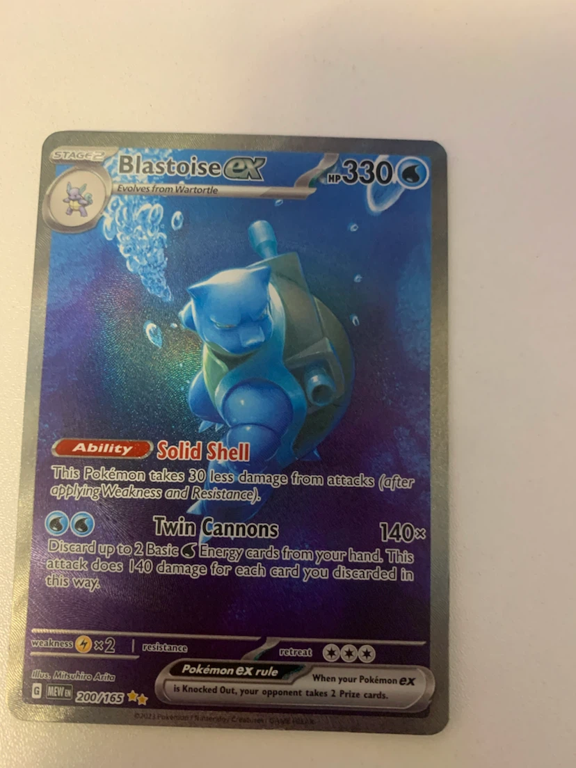 Pokémon Blastoise ex SIR - photo 3