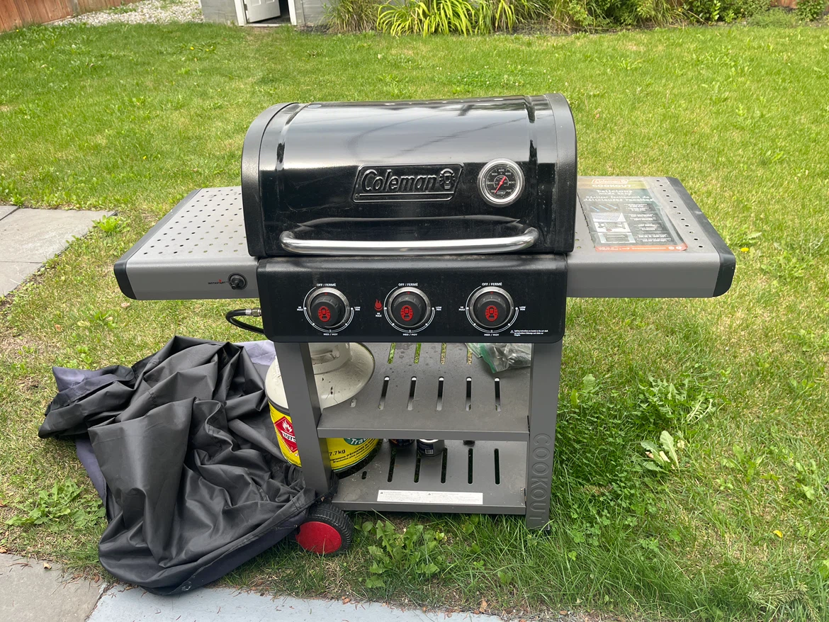 Coleman 3-Burner Propane Grill with Cover