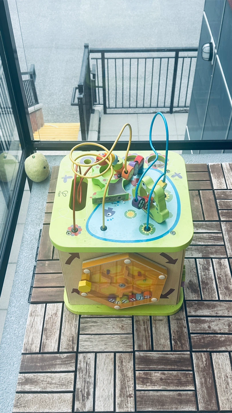 Wooden Activity Cube Toy - photo 2