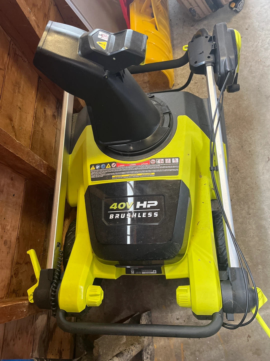 Ryobi 21” 40V HP Brushless Snow Blower