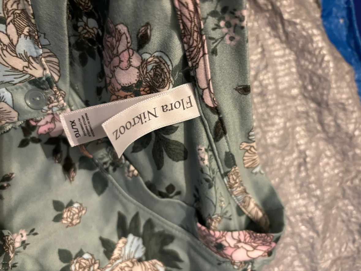 NWOT 2pc Flora Nikrooz Floral pyjamas set XL - photo 3