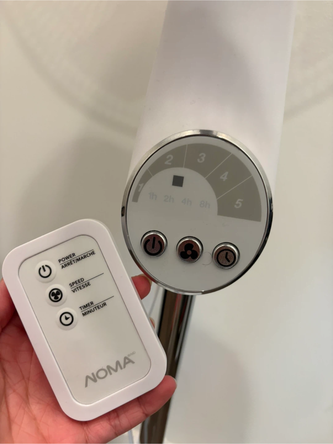 NOMA White  Fan with Remote - photo 2