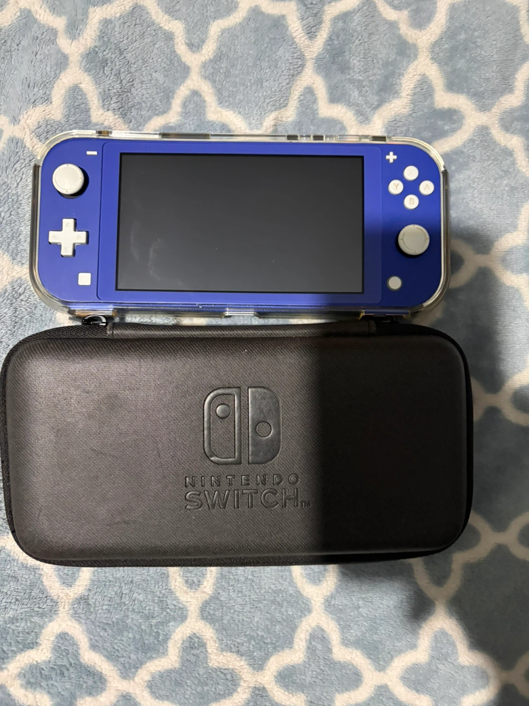Nintendo Switch Lite Blue with Carrying Case