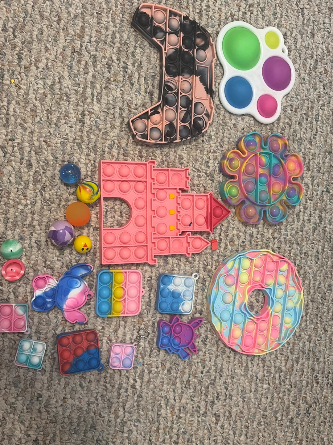 Assorted Pop It Fidget Toys