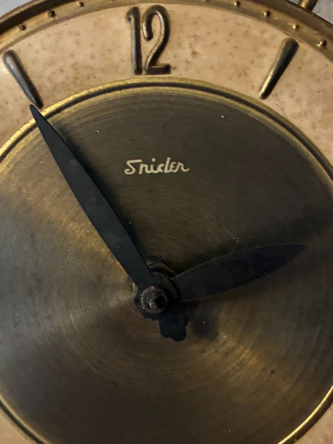 Vintage wall clock 1960s starburst SNIDER MCM Sputnik - photo 2