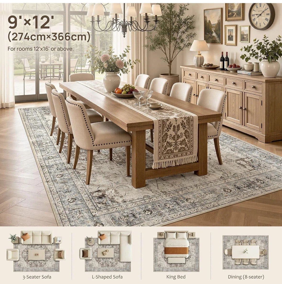 9' x 12' Area Rug