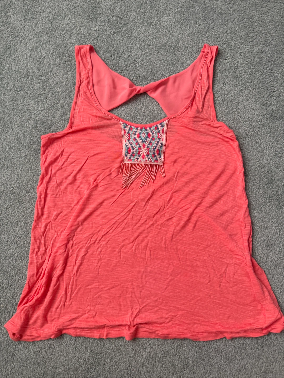 American Eagle Coral Tank Top - S