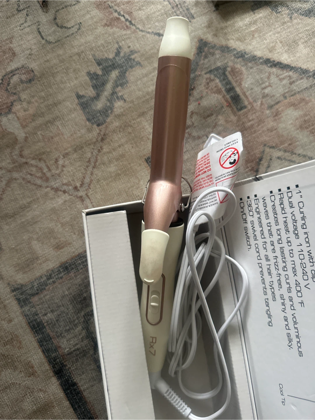 NEW RX7 Nano Ceramic Ionic Professional Salon Styler 1" - photo 4
