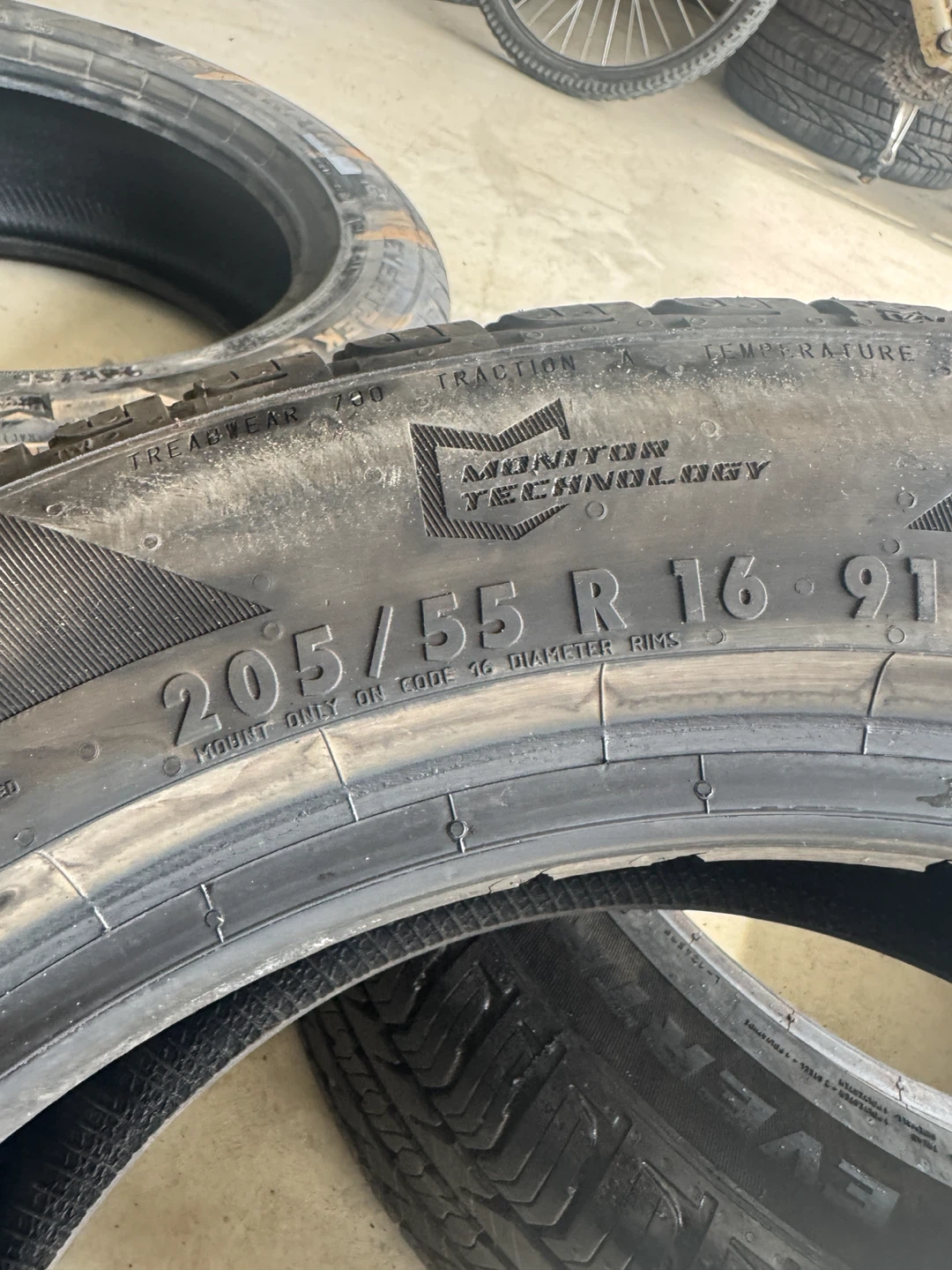 205/55r16 general evertrek gt set of 4 tires (dot 4225) - photo 5