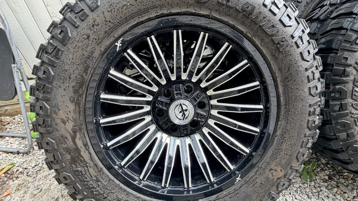 Set of 4 xf offroad  Wheels and Tires - photo 3